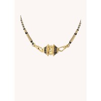 NECKLACE - BIG TALISMAN BLACK