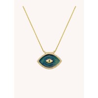 NECKLACE - BLUE RAINBOW TIKA