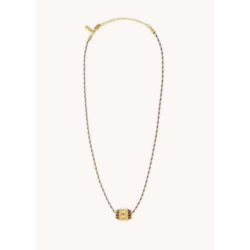 Mya Bay NECKLACE - BURGUNDY TALISMAN