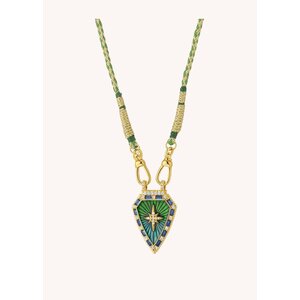 Mya Bay NECKLACE - BLUE RAINBOW DIWALI WARRIOR