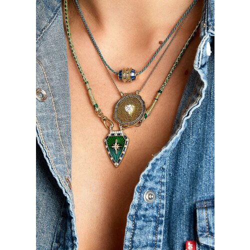 Mya Bay NECKLACE - BLUE RAINBOW DIWALI WARRIOR