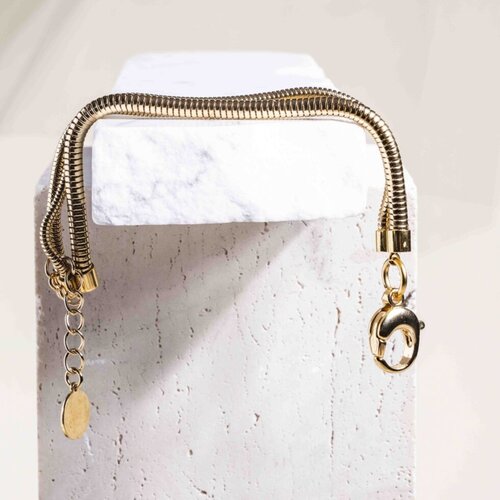 Souvenirs de pomme Ophelia Snake Gold Bracelet