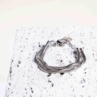 Ophelia Snake Silver Bracelet