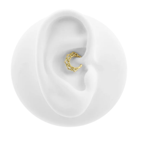 18 Carat Gold Ornamental LotusThreadless