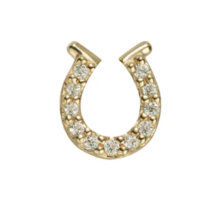 14 Carat Gold Horseshoe Threadless