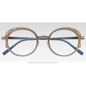 Zenka Clip CIE253 CG - CAMEL GOLD- 13422