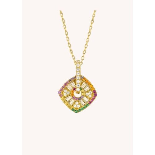 Mya Bay NECKLACE - RAINBOW SQUARE Mya Bay NECKLACE - RAINBOW SQUARE