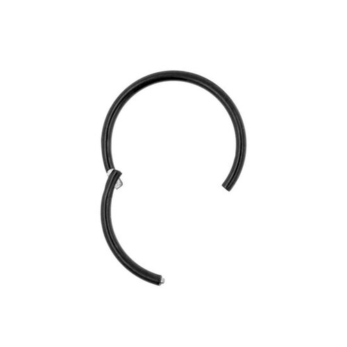 Chirurgisch Stalen Click Ring Zwart