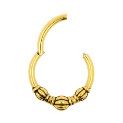 Surgical Steel Vintage Style Ring – Gold