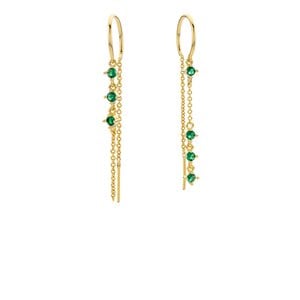 Mya Bay EARRINGS - GREEN RIALTO