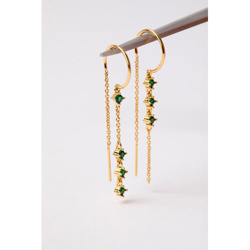 Mya Bay EARRINGS - GREEN RIALTO