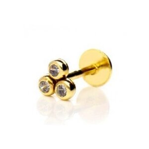 Piercing 18Kt with Cubic Zirconia Piercing 18Kt with Cubic Zirconia
