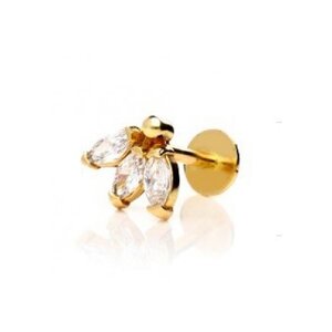 Piercing 18Kt with Cubic Zirconia Piercing 18Kt with Cubic Zirconia