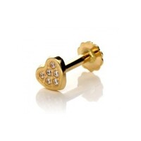 Piercing 18Kt with Cubic Zirconia