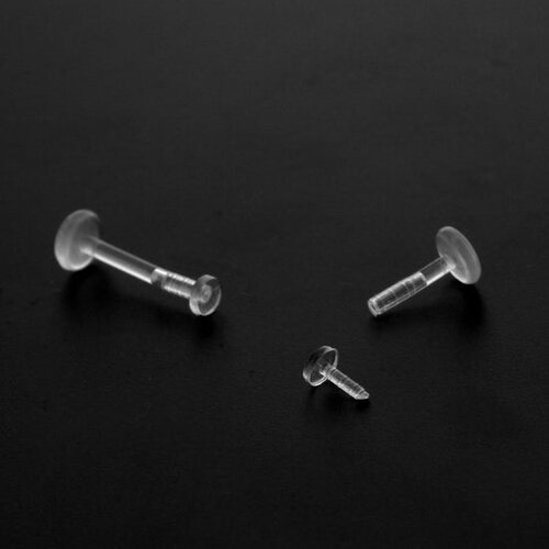 Bioplast Labret Retainer Transparant Bioplast Labret Retainer Transparant