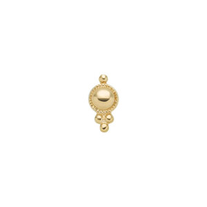 14 Karaats Gouden Vintage Dot Locket 14 Karaats Gouden Vintage Dot Locket