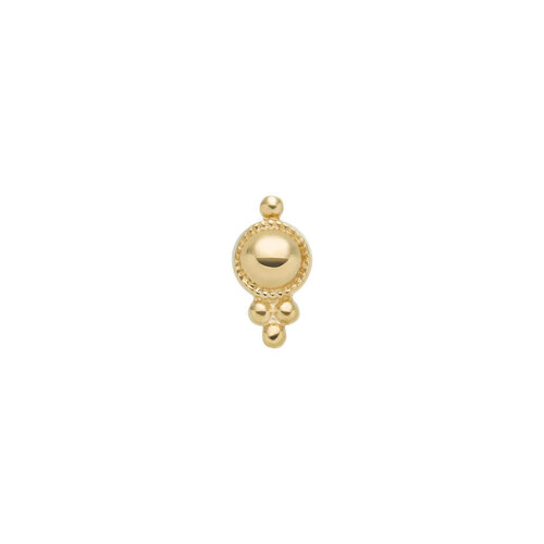 14 Karaats Gouden Vintage Dot Locket 14 Karaats Gouden Vintage Dot Locket