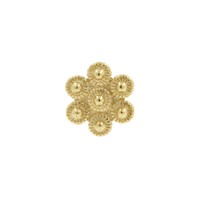 14 Karaats Gouden Dotted Bloem