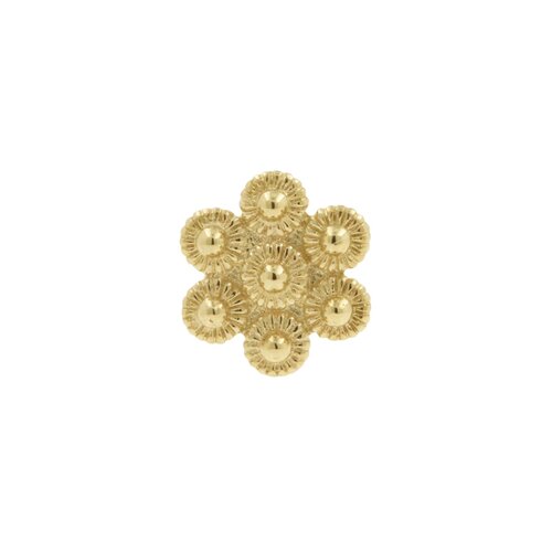 14 Karaats Gouden Dotted Bloem 14 Karaats Gouden Dotted Bloem