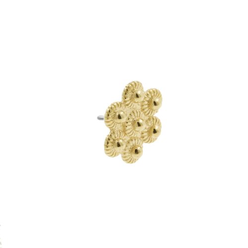 14 Karaats Gouden Dotted Bloem 14 Karaats Gouden Dotted Bloem