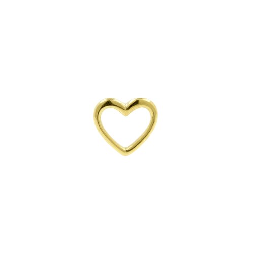 18 Karat Gold Heart Top 18 Karat Gold Heart Top