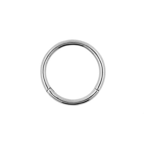 Surgical Steel Click Ring Silver 6 mm Surgical Steel Click Ring Silver 6 mm