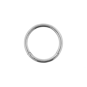Surgical Steel Click Ring Silver 7 mm Surgical Steel Click Ring Silver 7 mm