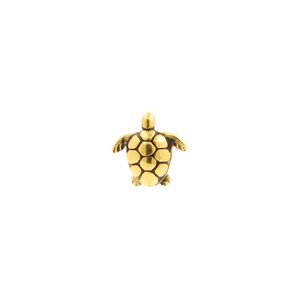 Surgical Steel Turtle Top - Gold Surgical Steel Turtle Top - Gold