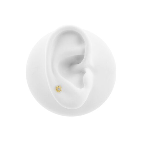 Surgical Steel Sun Top - Gold Surgical Steel Sun Top - Gold