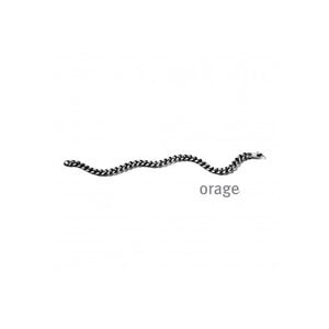 Orage A/2158/21 Armband heren staal zwart