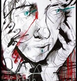 Faces on Paper mixed material