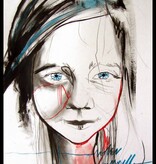 Faces on Paper mixed material