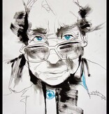 Faces on Paper mixed material