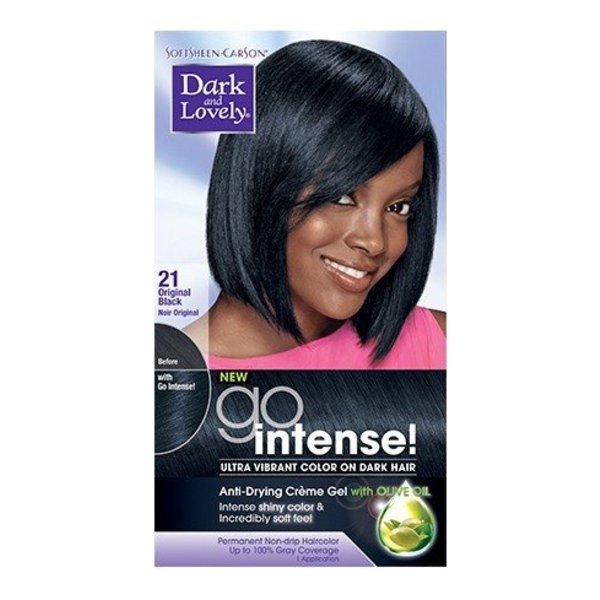 Dark and Lovely® Dark and Lovely - Haarkleuring - Intense zwarte kleur met diepe glans - Speciaal voor Afro-Amerikaans haar - ORIGINAL BLACK (21)