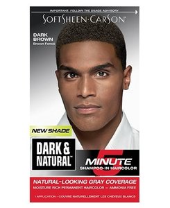 Magic Shave Dark and Natural Permanent Men's Hair Color Dark Brown