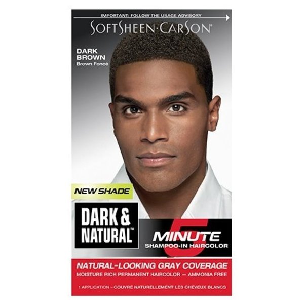 Magic Shave Dark and Natural Permanent Men's Hair Color Dark Brown