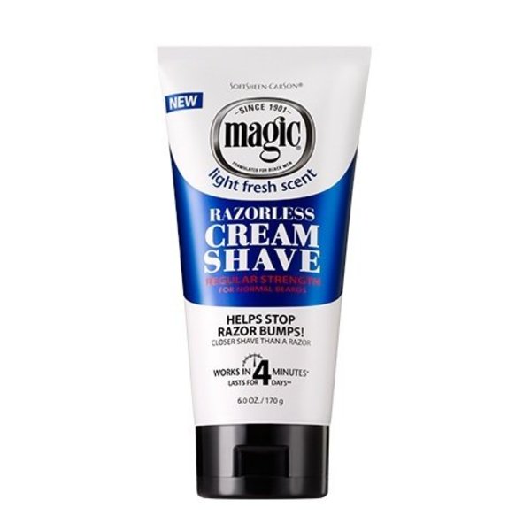 Magic Shave Magic Shave - Scheercreme (regular Strength) - Verwijdert gezichtshaar in 4 minuten zonder gebruik scheermes - Resultaat blijft tot 4 dagen zichtbaar - 170g