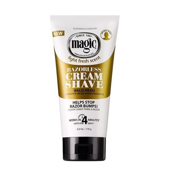 Magic Shave Magic Razorless Cream Shave Smooth For Bald Head Maintenance