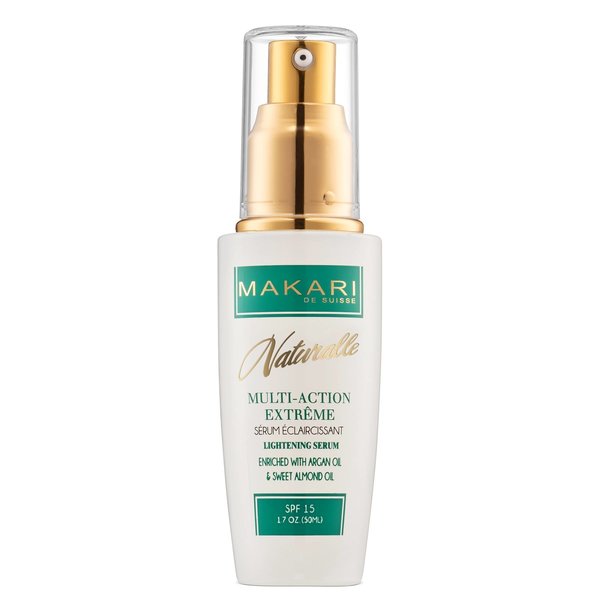 Makari Makari - Gezichtsserum - Verheldert de teint en vermindert donkere kringen - Hydrateert intens en beschermt tegen UV-straling - 50ml