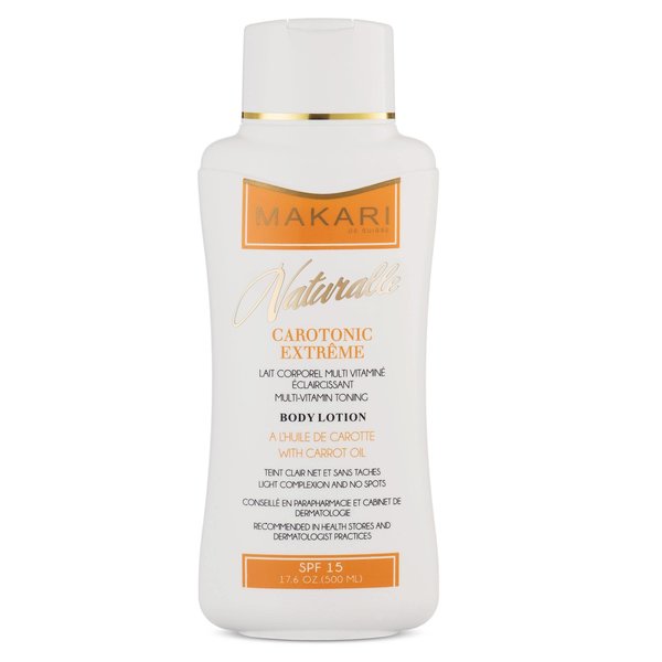 Makari Makari - Luxueuze, hydraterende bodylotion - Helpt vervagen van littekens/vlekken - Bescherming tegen schadelijke UV-stralen - 500ml