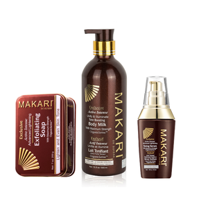 Makari EXCLUSIVE TONING MILK, SOAP AND SERUM