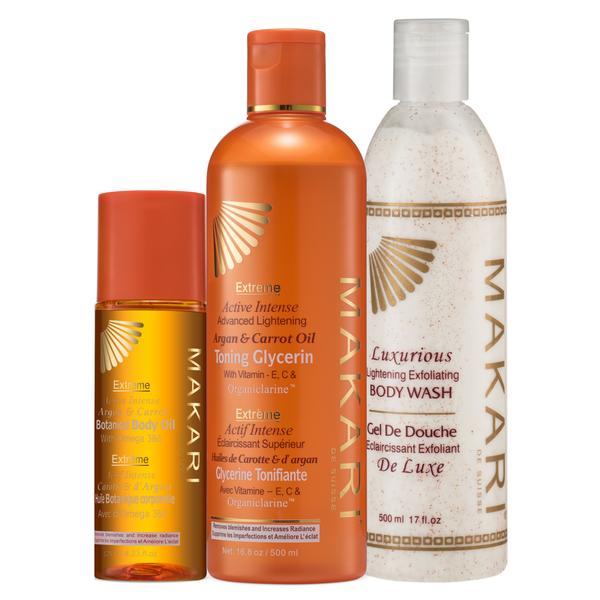 Makari Makari - Complete zomerse huidverzorgingsset - soepele, hydraterende en stralende huid - Zonbescherming