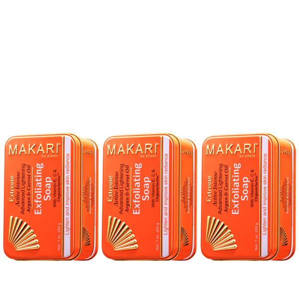 Makari Makari EXTREME ACTIVE INTENSE EXFOLIATING SOAP TRIO