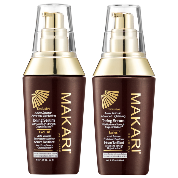 Makari Makari - Huidverlichtend serum duo - Zorgt voor uniforme teint - Stralende en egale huid