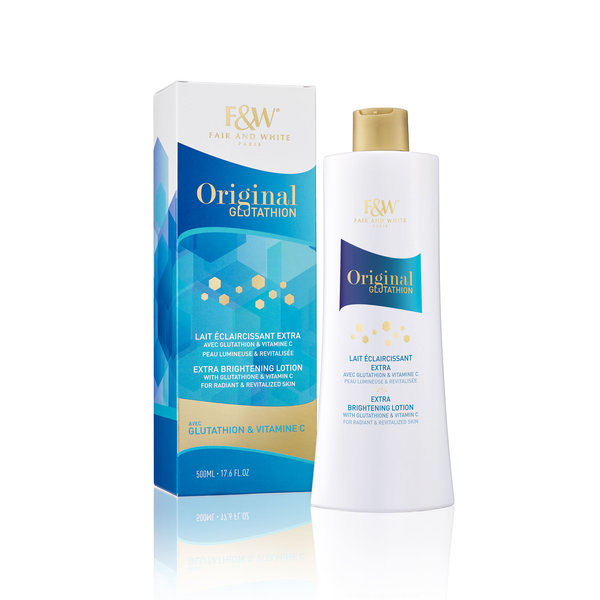 Fair & White Fair & White - Bodylotion – Verheldert en egaliseert de huid – Vervaagt pigmentvlekken zichtbaar – Hydrateert diep met glutathion – 500ml