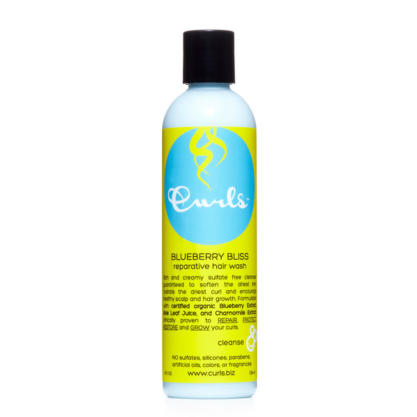 Curls Curls Blueberry Bliss Reparative Hair Wash