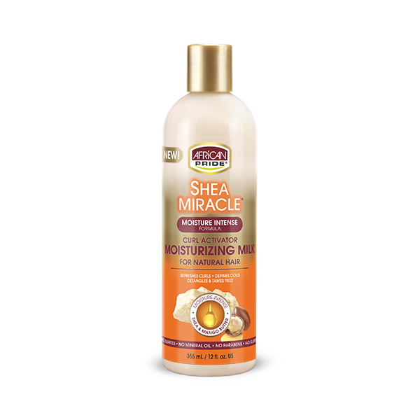 African Pride African Pride - Hydraterende lotion - Voedt en temt pluis - Verbetert kruldefinitie en veerkracht - 355ml