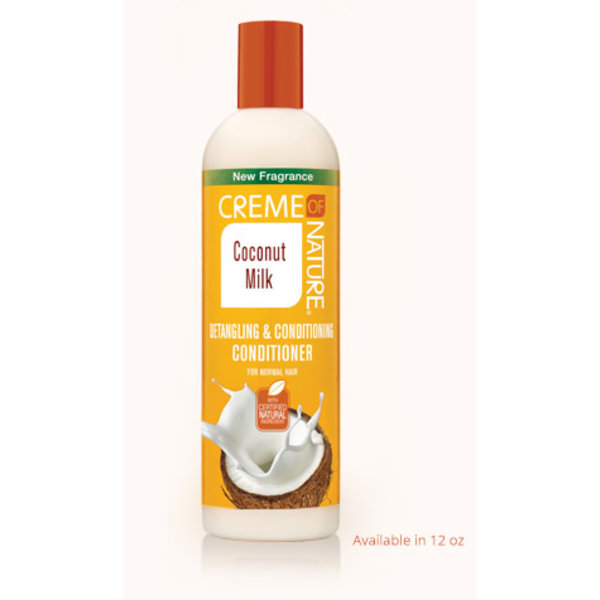 Creme of Nature Creme of Nature - Haarconditioner kokos – Ontwart en verzacht direct – Herstelt met natuurlijke kokosolie – Geeft glans en soepelheid – 12oz