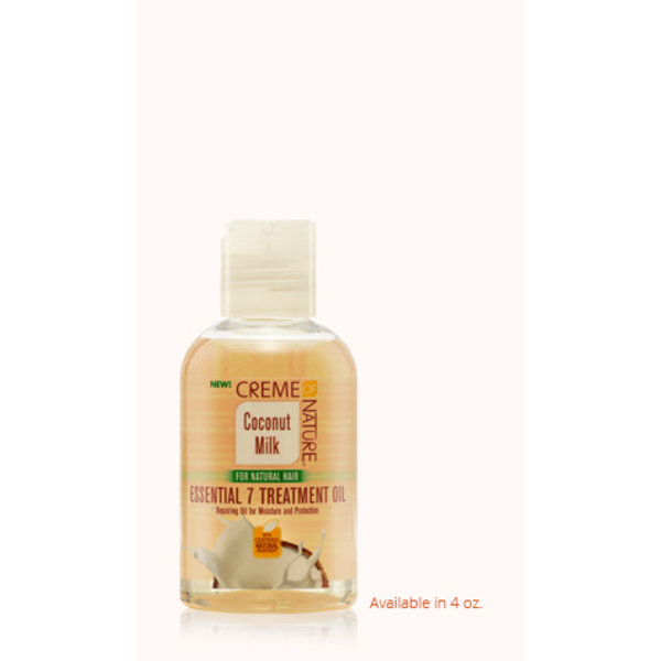 Creme of Nature Creme of Nature Essential 7 Treatment Oil Certified Natural Coconut Milk - 4oz.