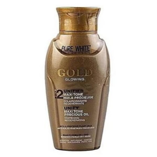 Pure White Pure White - Verzorgingsolie – Vermindert pigmentvlekken zichtbaar – Egaliseert en verheldert de huid – Beschermt met antioxidanten – 100ml